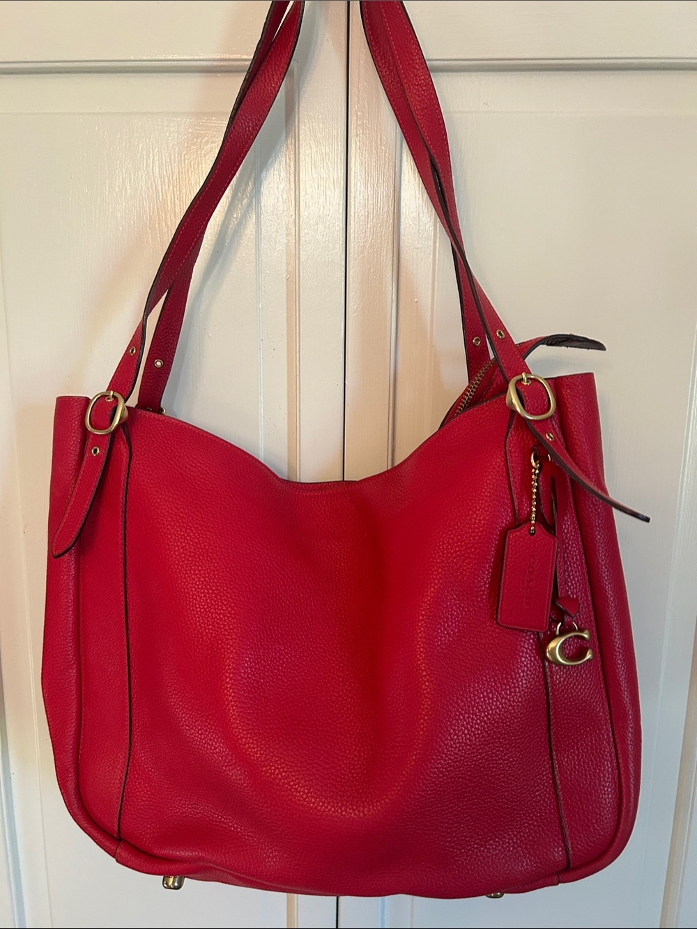 Coach Alana  Tote Bag candy apple - Classic Everyday Shoulder Bag